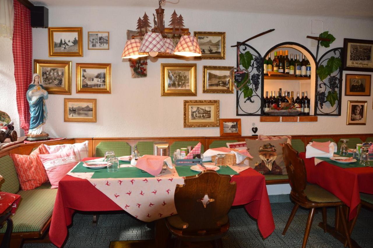 Platzhirsch Zur Alten Wagnerei Gastehaus Bed & Breakfast Sankt Wolfgang im Salzkammergut Bagian luar foto